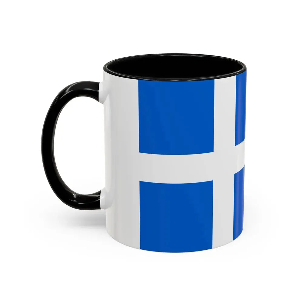 Flag of Shetland UK - Accent Coffee Mug - Go Mug Yourself