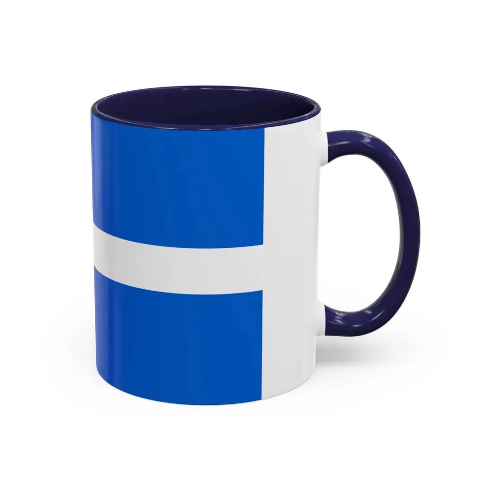 Flag of Shetland UK - Accent Coffee Mug - Go Mug Yourself