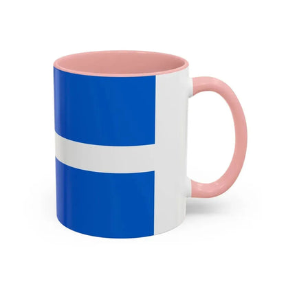 Flag of Shetland UK - Accent Coffee Mug - Go Mug Yourself