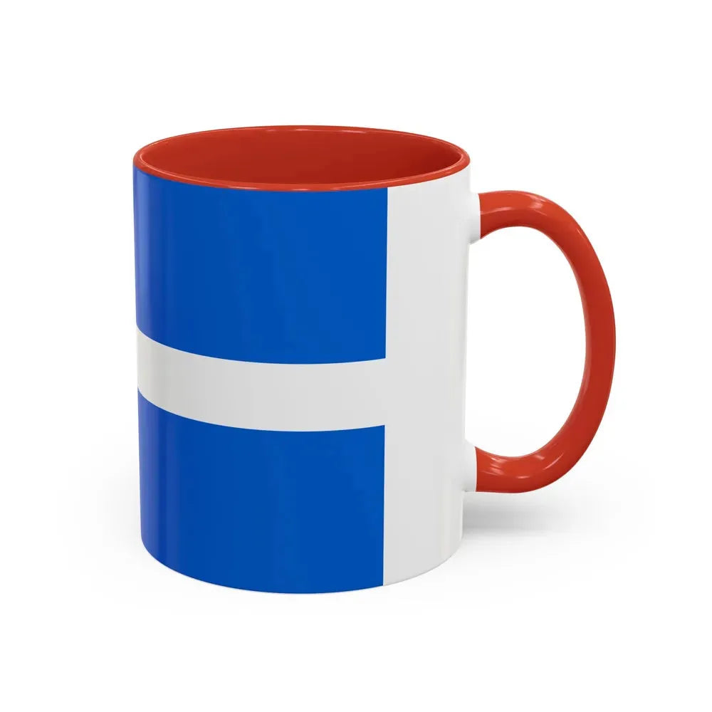 Flag of Shetland UK - Accent Coffee Mug - Go Mug Yourself