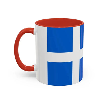 Flag of Shetland UK - Accent Coffee Mug - Go Mug Yourself