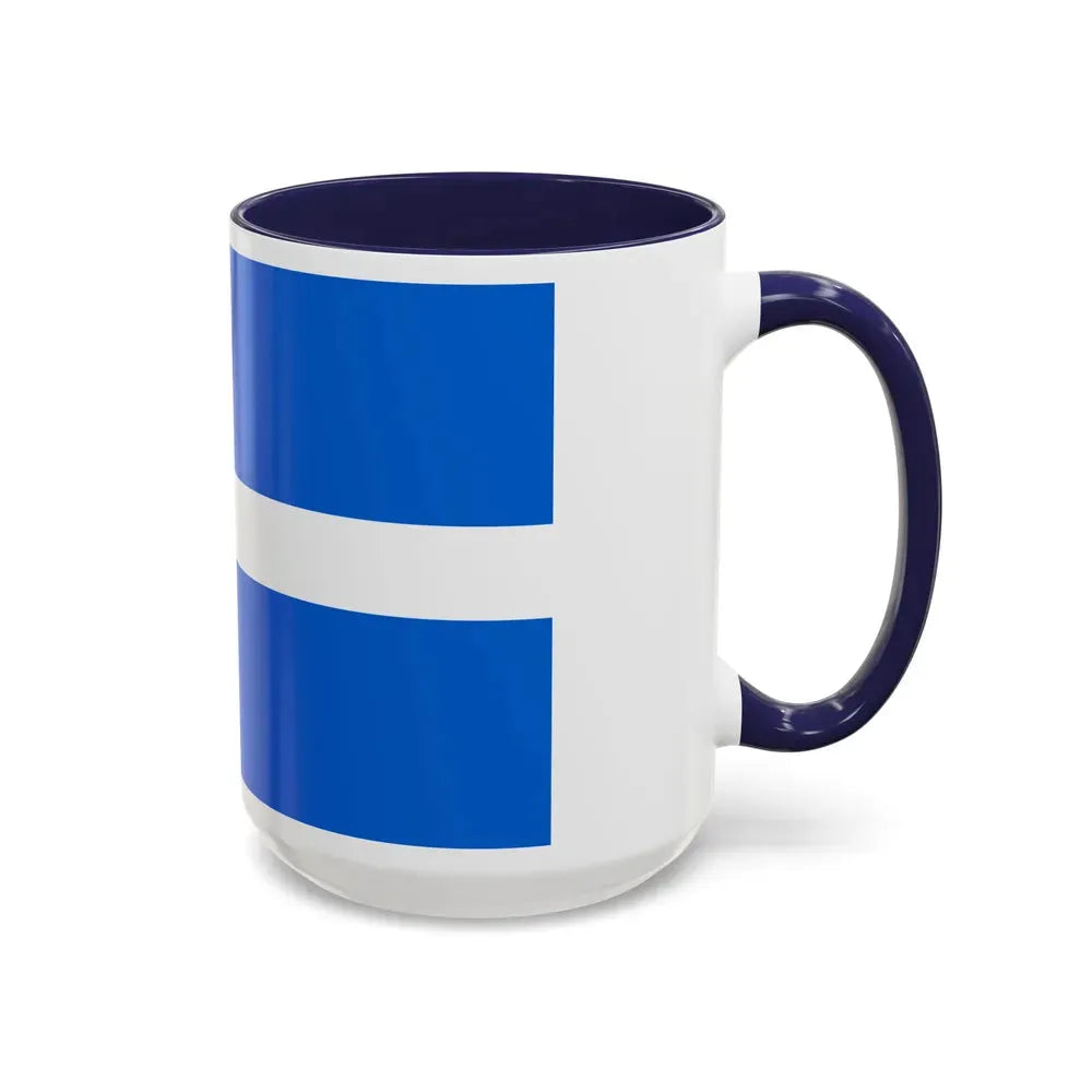 Flag of Shetland UK - Accent Coffee Mug - Go Mug Yourself