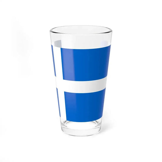 Flag of Shetland UK - Pint Glass 16oz 16oz - Go Mug Yourself
