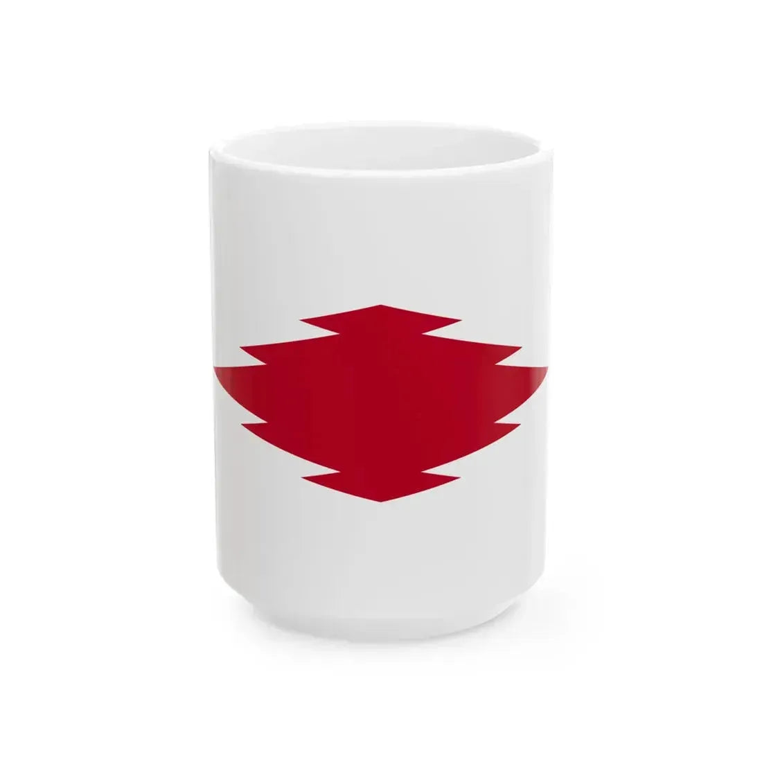 Flag of Shibata Niigata (Japan) White Coffee Mug 15oz - Go Mug Yourself