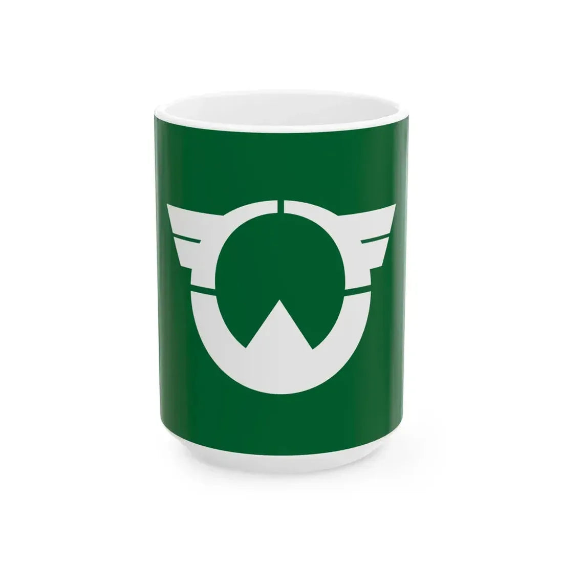 Flag of Shibayama Chiba (Japan) White Coffee Mug 15oz - Go Mug Yourself