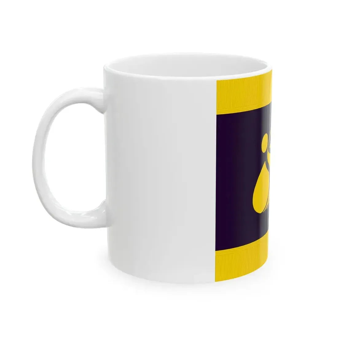 Flag of Shibetsu Hokkaido fringed (Japan) White Coffee Mug - Go Mug Yourself