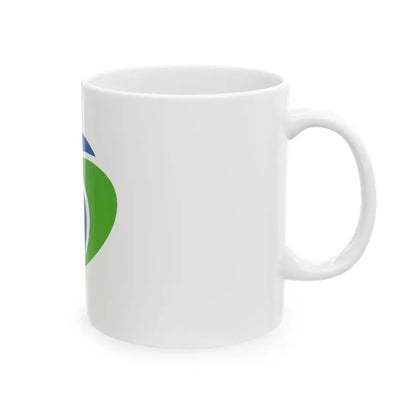 Flag of Shibetsu Hokkaido (Japan) White Coffee Mug - Go Mug Yourself