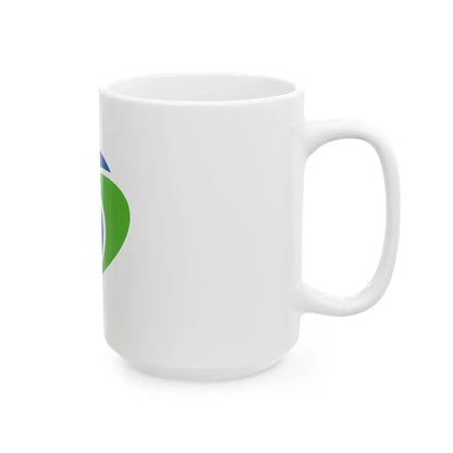 Flag of Shibetsu Hokkaido (Japan) White Coffee Mug - Go Mug Yourself