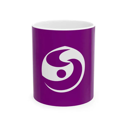 Flag of Shibukawa Gunma (Japan) White Coffee Mug 11oz - Go Mug Yourself