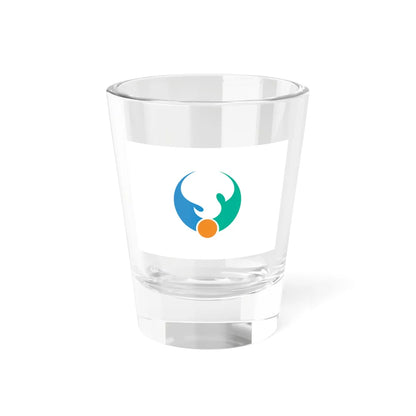 Flag of Shibushi Kagoshima (Japan) Shot Glass 1.5oz 1.5oz - Go Mug Yourself