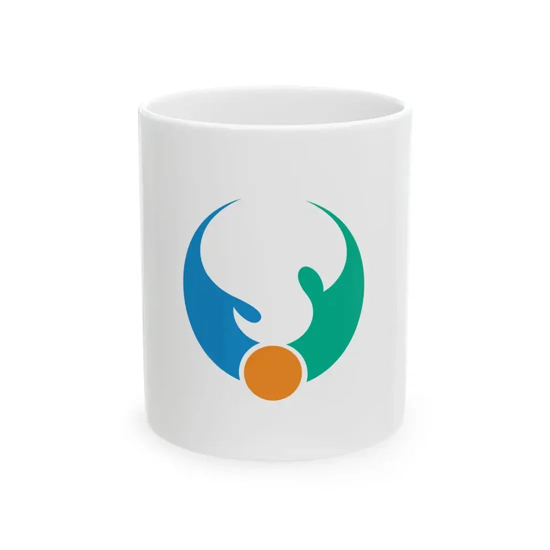 Flag of Shibushi Kagoshima (Japan) White Coffee Mug 11oz - Go Mug Yourself