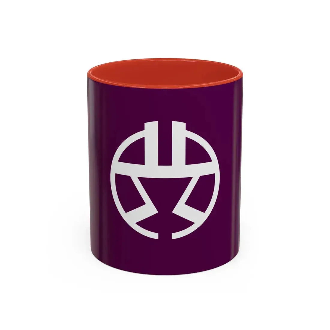 Flag of Shibuya Tokyo Japan - Accent Coffee Mug 11oz Red - Go Mug Yourself