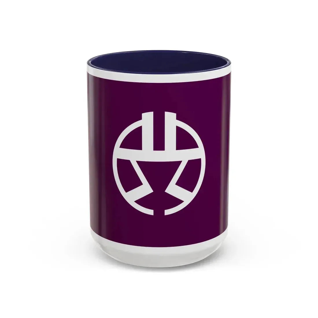 Flag of Shibuya Tokyo Japan - Accent Coffee Mug 15oz Navy - Go Mug Yourself