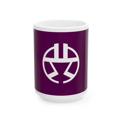 Flag of Shibuya Tokyo (Japan) White Coffee Mug 15oz - Go Mug Yourself