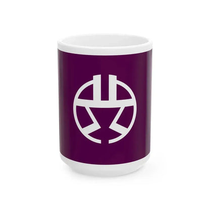 Flag of Shibuya Tokyo Japan - White Coffee Mug 15oz - Go Mug Yourself