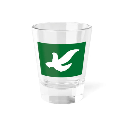 Flag of Shichikashuku Miyagi (Japan) Shot Glass 1.5oz 1.5oz - Go Mug Yourself