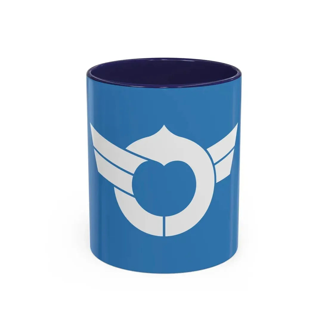 Flag of Shiga Prefecture Japan - Accent Coffee Mug 11oz Navy - Go Mug Yourself