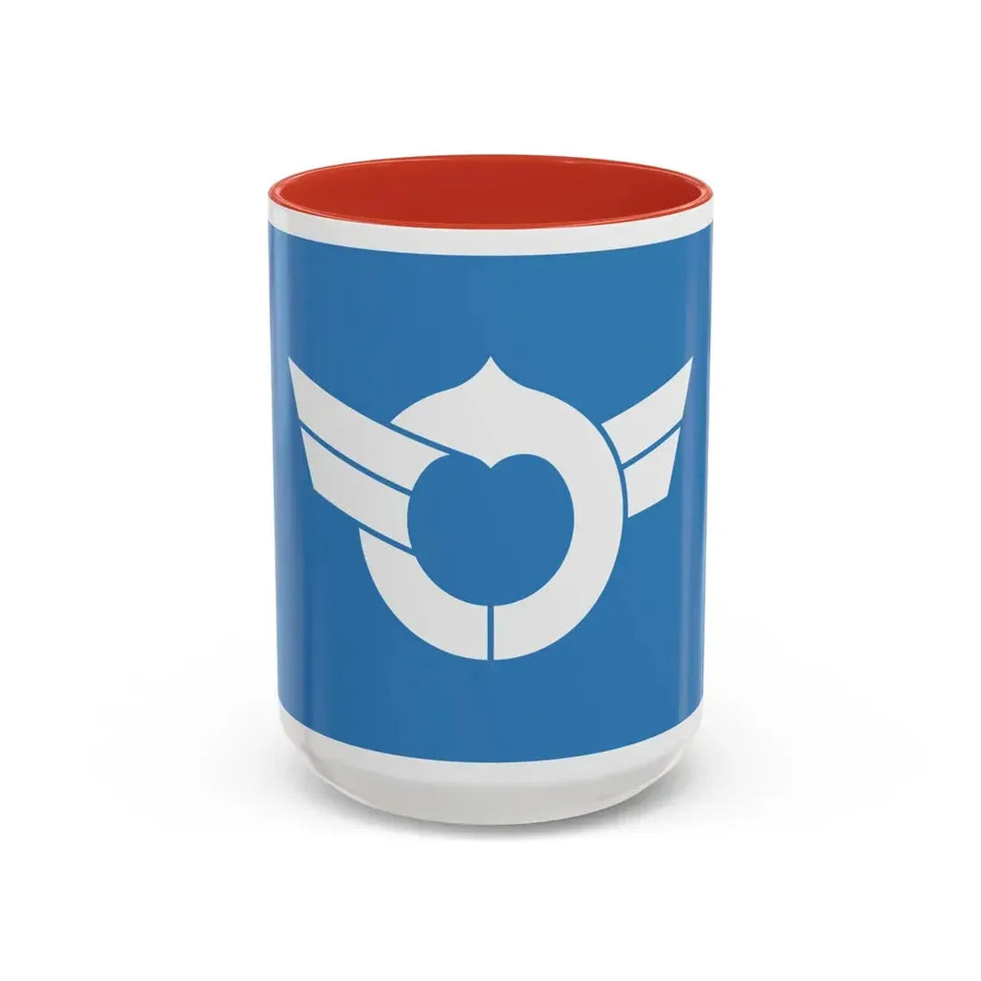 Flag of Shiga Prefecture Japan - Accent Coffee Mug 15oz Red - Go Mug Yourself