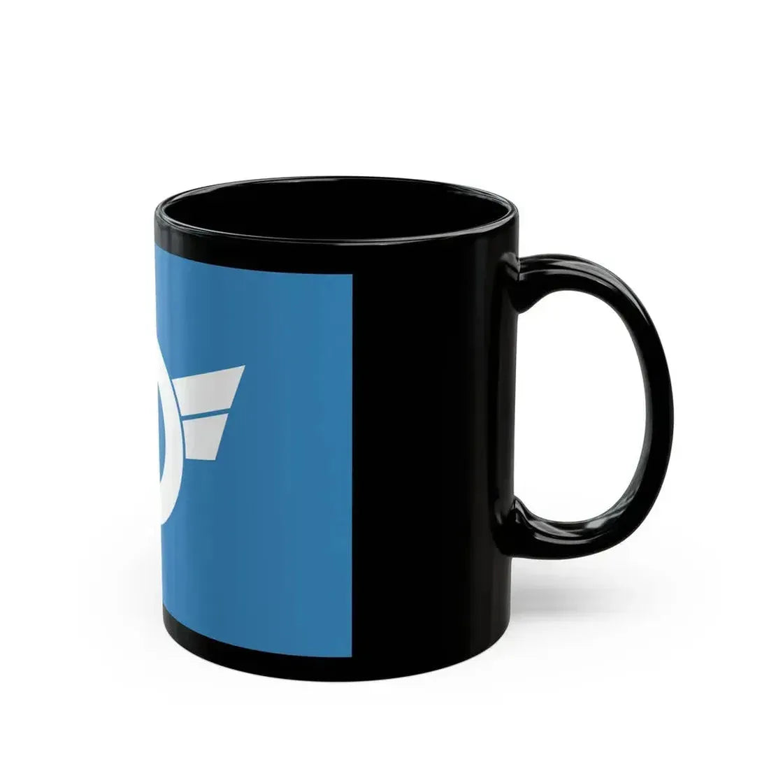 Flag of Shiga Prefecture Japan - Black Coffee Mug - Go Mug Yourself