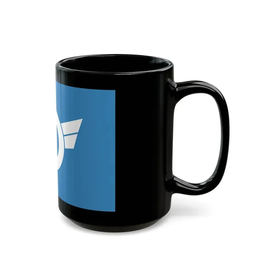 Flag of Shiga Prefecture Japan - Black Coffee Mug - Go Mug Yourself