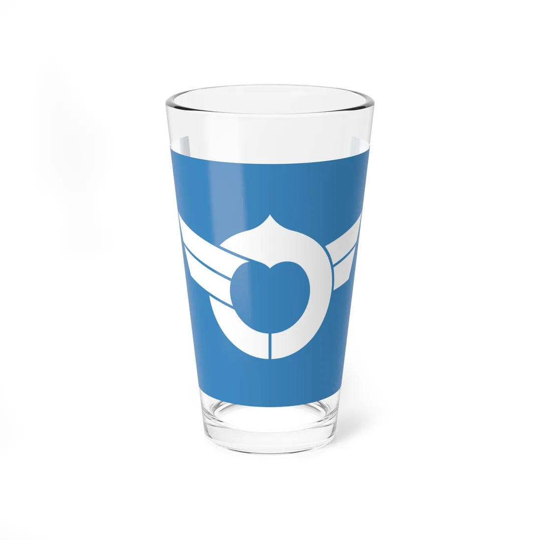 Flag of Shiga Prefecture (Japan) Pint Glass 16oz 16oz - Go Mug Yourself