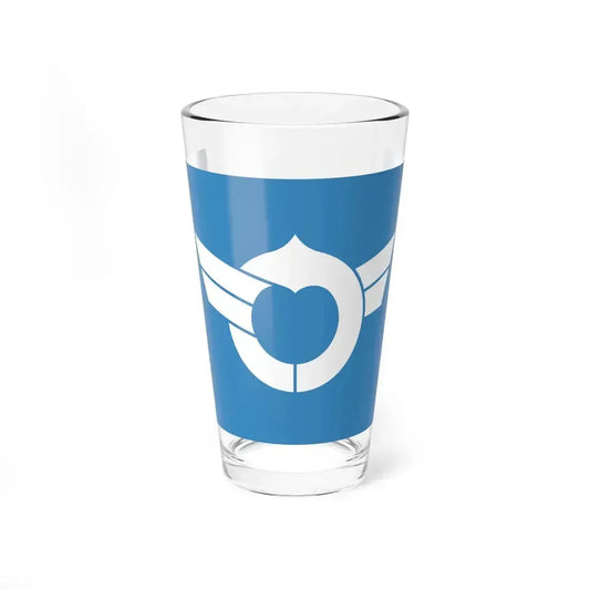 Flag of Shiga Prefecture Japan - Pint Glass 16oz 16oz - Go Mug Yourself