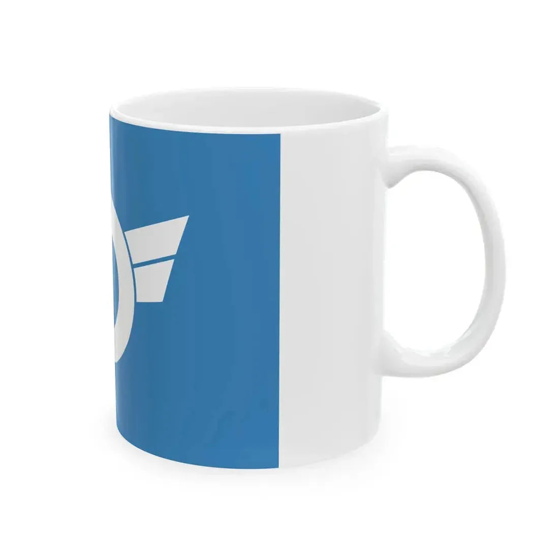 Flag of Shiga Prefecture (Japan) White Coffee Mug - Go Mug Yourself