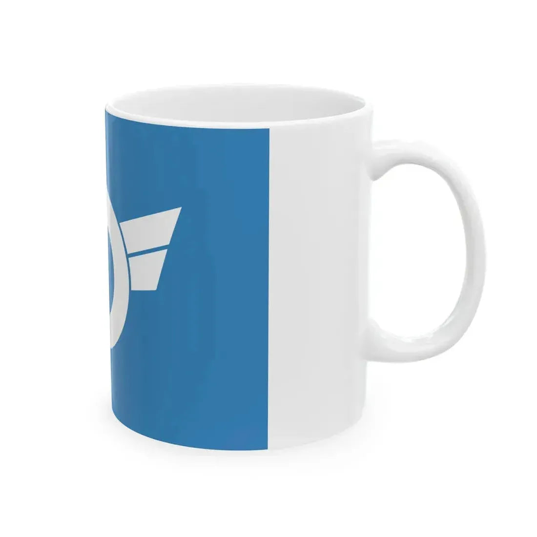 Flag of Shiga Prefecture Japan - White Coffee Mug - Go Mug Yourself