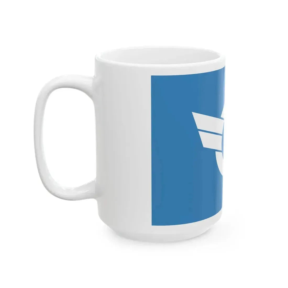 Flag of Shiga Prefecture (Japan) White Coffee Mug - Go Mug Yourself