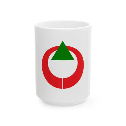 Flag of Shihoro Hokkaido (Japan) White Coffee Mug 15oz - Go Mug Yourself