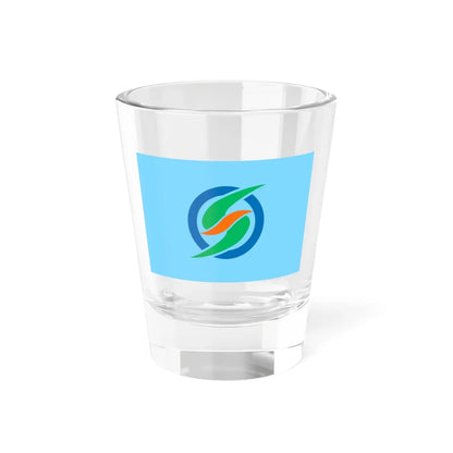 Flag of Shika Ishikawa (Japan) Shot Glass 1.5oz 1.5oz - Go Mug Yourself
