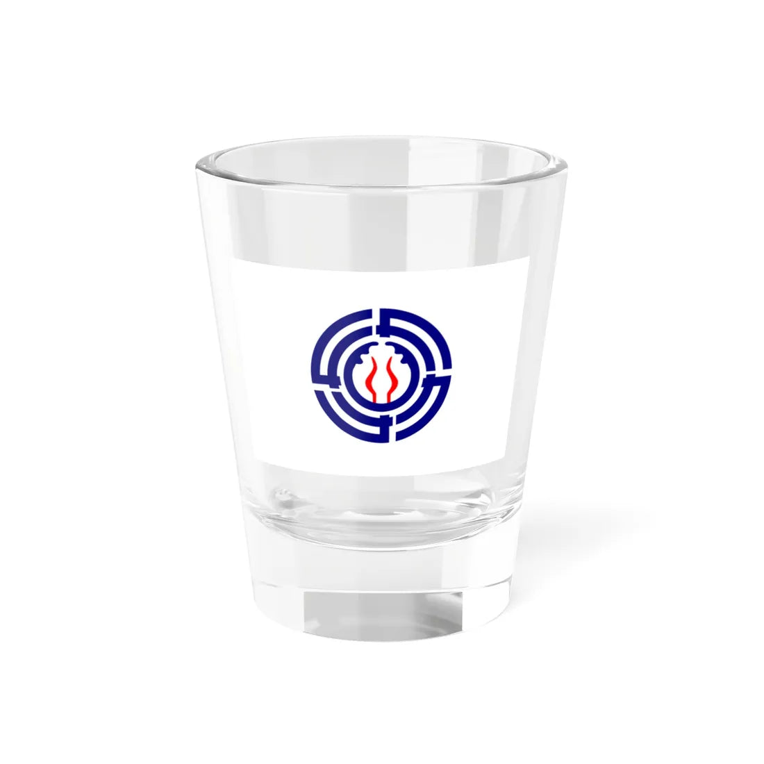 Flag of Shikabe Hokkaido (Japan) Shot Glass 1.5oz 1.5oz - Go Mug Yourself