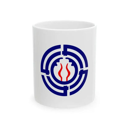 Flag of Shikabe Hokkaido (Japan) White Coffee Mug 11oz - Go Mug Yourself