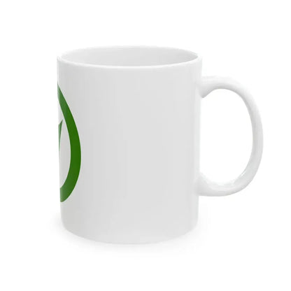 Flag of Shikano Tottori 1974-2004 (Japan) White Coffee Mug - Go Mug Yourself