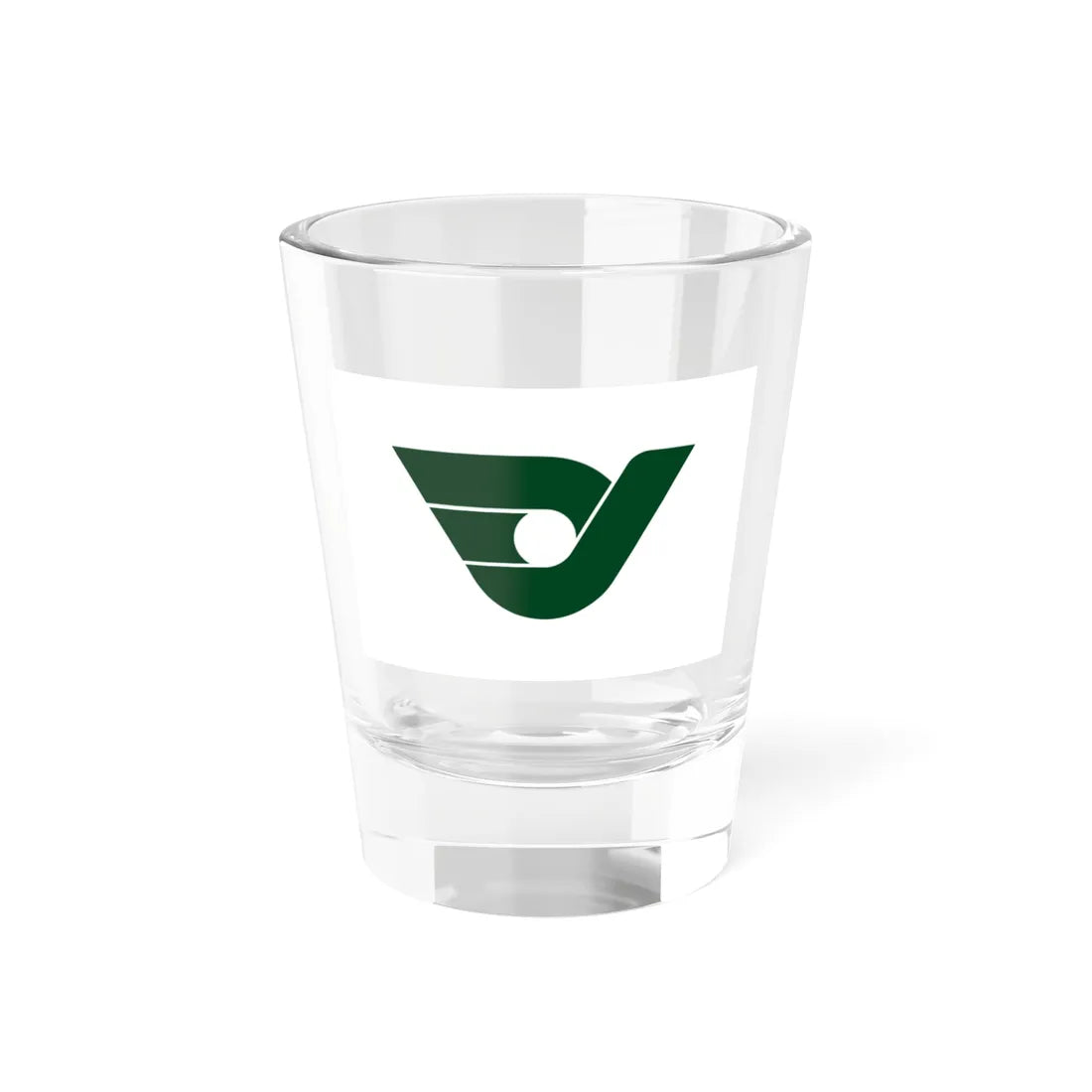 Flag of Shikatsu Aichi 1969-2006 (Japan) Shot Glass 1.5oz 1.5oz - Go Mug Yourself