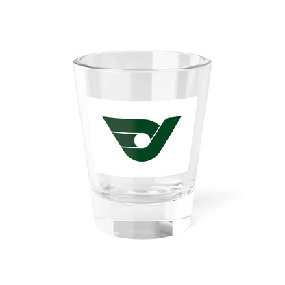 Flag of Shikatsu Aichi 1969-2006 (Japan) Shot Glass 1.5oz 1.5oz - Go Mug Yourself