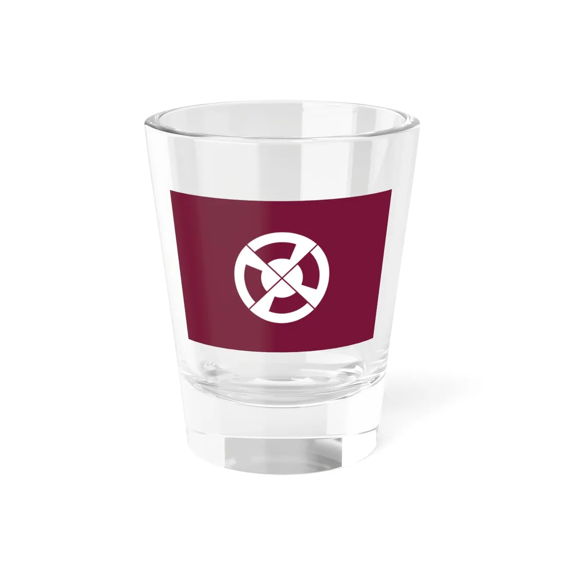 Flag of Shimabara Nagasaki (Japan) Shot Glass 1.5oz 1.5oz - Go Mug Yourself