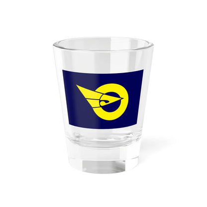 Flag of Shimamaki Hokkaido (Japan) Shot Glass 1.5oz 1.5oz - Go Mug Yourself