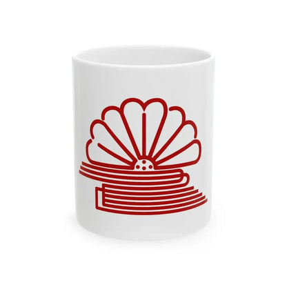 Flag of Shimamoto Osaka (Japan) White Coffee Mug 11oz - Go Mug Yourself
