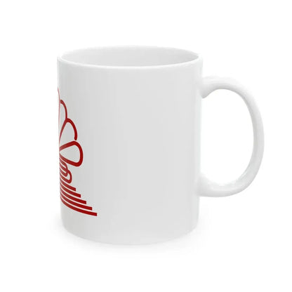 Flag of Shimamoto Osaka (Japan) White Coffee Mug - Go Mug Yourself