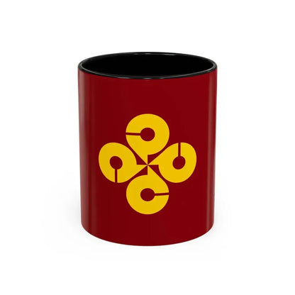 Flag of Shimane Prefecture Japan - Accent Coffee Mug 11oz Black - Go Mug Yourself