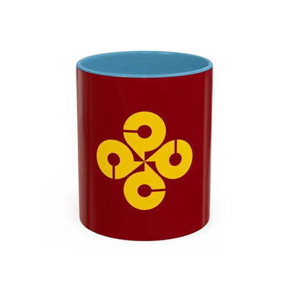 Flag of Shimane Prefecture Japan - Accent Coffee Mug 11oz Light Blue - Go Mug Yourself