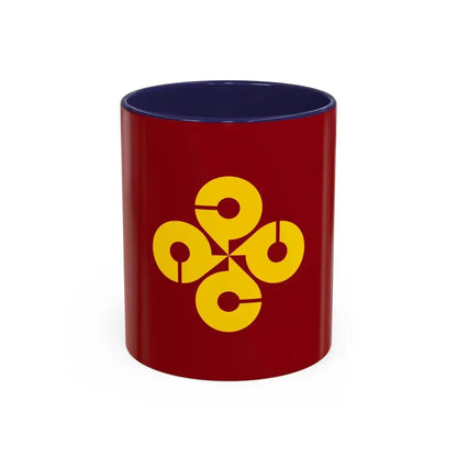Flag of Shimane Prefecture Japan - Accent Coffee Mug 11oz Navy - Go Mug Yourself
