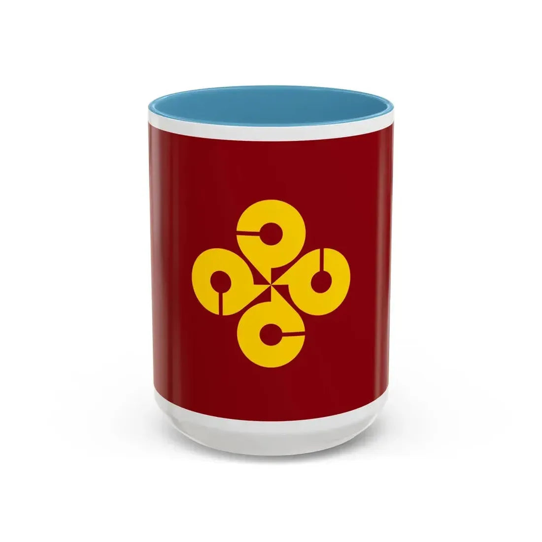 Flag of Shimane Prefecture Japan - Accent Coffee Mug 15oz Light Blue - Go Mug Yourself