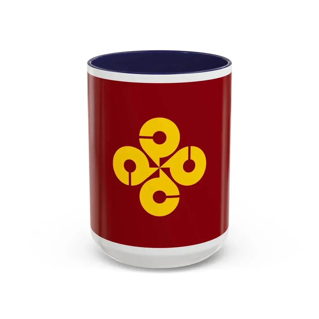 Flag of Shimane Prefecture Japan - Accent Coffee Mug 15oz Navy - Go Mug Yourself