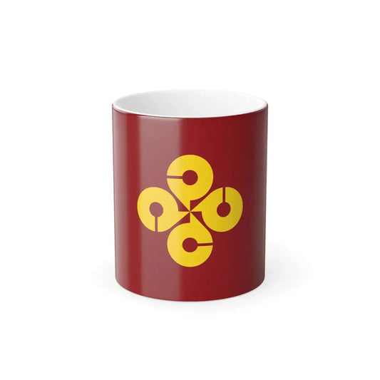 Flag of Shimane Prefecture Japan - Color Changing Coffee Mug 11oz - Go Mug Yourself