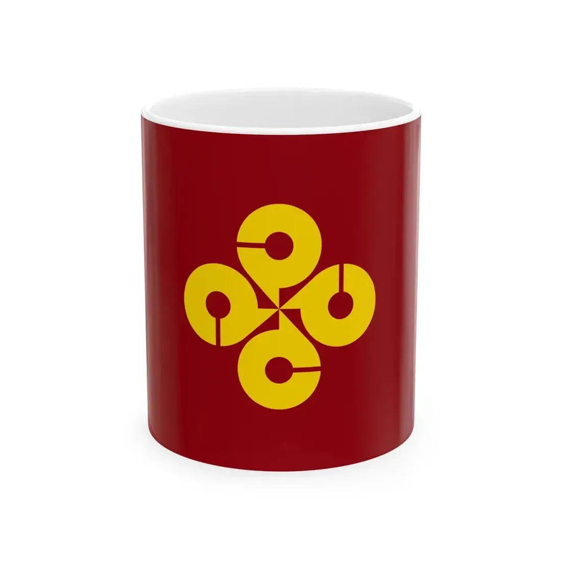Flag of Shimane Prefecture Japan - White Coffee Mug 11oz - Go Mug Yourself