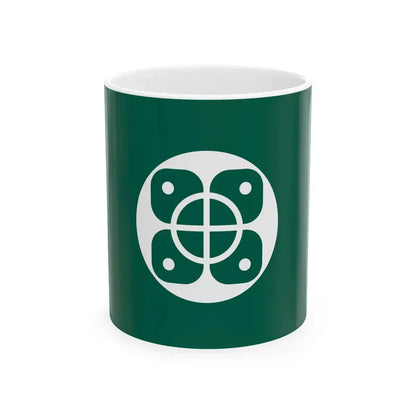 Flag of Shimoda Shizuoka (Japan) White Coffee Mug 11oz - Go Mug Yourself