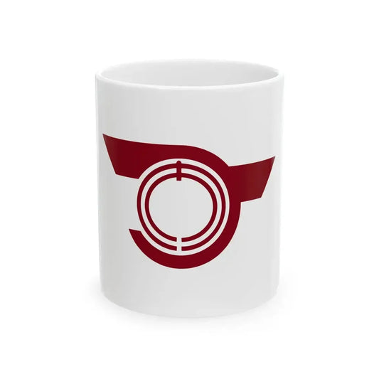 Flag of Shimoichi Nara (Japan) White Coffee Mug 11oz - Go Mug Yourself