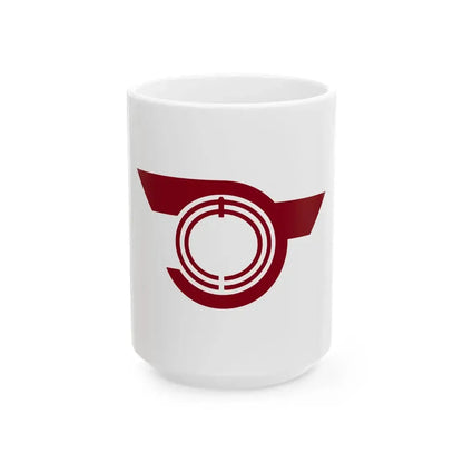 Flag of Shimoichi Nara (Japan) White Coffee Mug 15oz - Go Mug Yourself